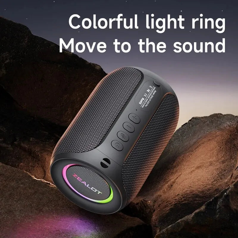 ZEALOT S32PRO — Portable Waterproof Bluetooth Speaker